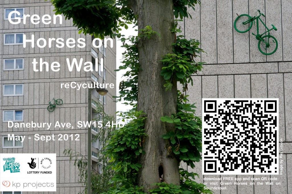 Flyer to advertise the Green Horses on the Wall